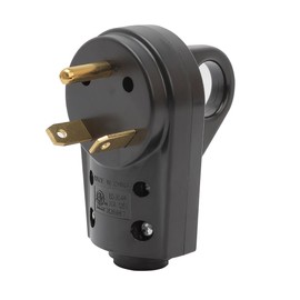 Nema TT-30P 30A 12V Male Plug,30Amp Heavy Duty RV Replacement , 30AMP Plug for Camper Trailer Extension Power Cord. 30A 125V Camper Trailer