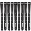 Karma Softy Standard Golf Grips (9 Pack), Black/White Comfortable Polyurethane