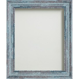 Frame Company Lynton Range, Rustic Blue 10x8 inch Picture Photo Frame Fitted With Glass * Choice of Four Colours * NEW