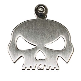 Kustom Cycle Parts Universal Stainless Steel Skull Bell Hanger - Bolt and Ring Included (Bell Not Included). Fits all Harley Davidson Motorcycles & More! Proudly MADE IN THE USA!