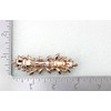 Faship Gorgeous Green Rhinestone Crystal Floral Hair Barrette Clip
