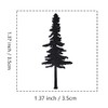 Pine Tree Rubber Stamp, 1-1/3 Medium Stamp for Scrapbooking Card