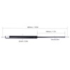 2Pcs 480mm Gas Spring Hydraulic Lever Shock Struts Machinery Support