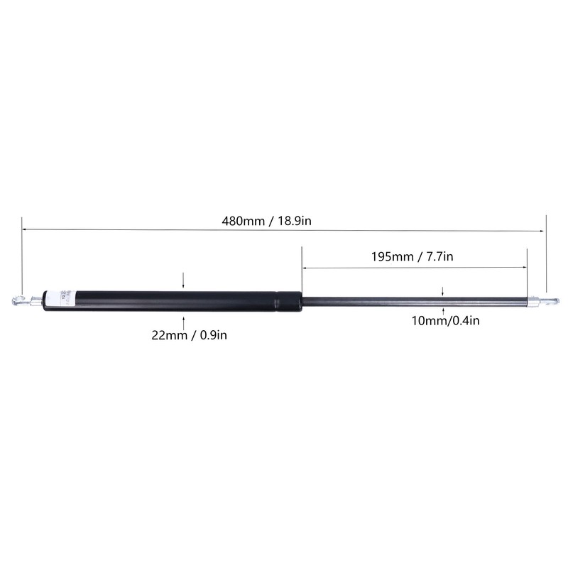 2Pcs 480mm Gas Spring Hydraulic Lever Shock Struts Machinery Support
