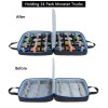 KISLANE Carrying Case for 24 Monster Jam Trucks, Kids Toy