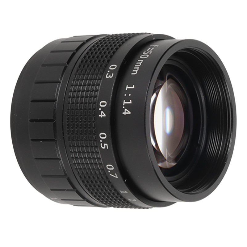 50mm Manual Focus Prime Lens F1.4 C 2/3inch Large Aperture