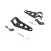 Pair Of Black Universal Fork Mount Headlight Brackets To Fit