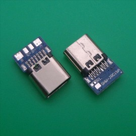 Type C Module 14-Pin Female Socket Receptacle Shield Connector GD12876 100ea