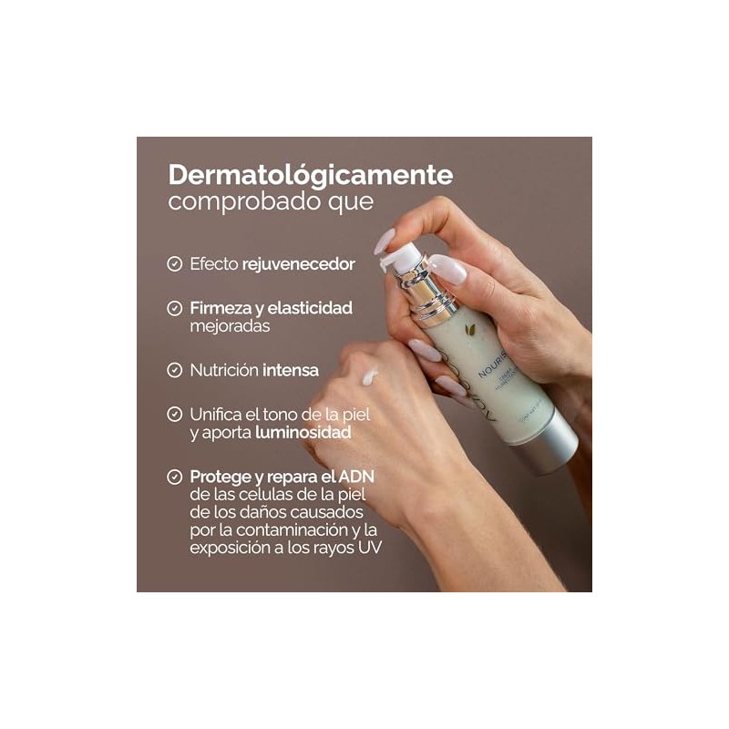 Kareco Nourish Crema Hidratante Facial Resveratrol Acido Hialuronico Hidrata Profundamente