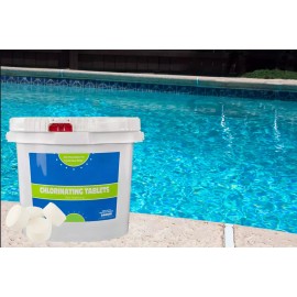 1" Inch 99% Trichloro Stabilized Swimming Pool Chlorine Tablets (Various Amount) - 35 lbs.