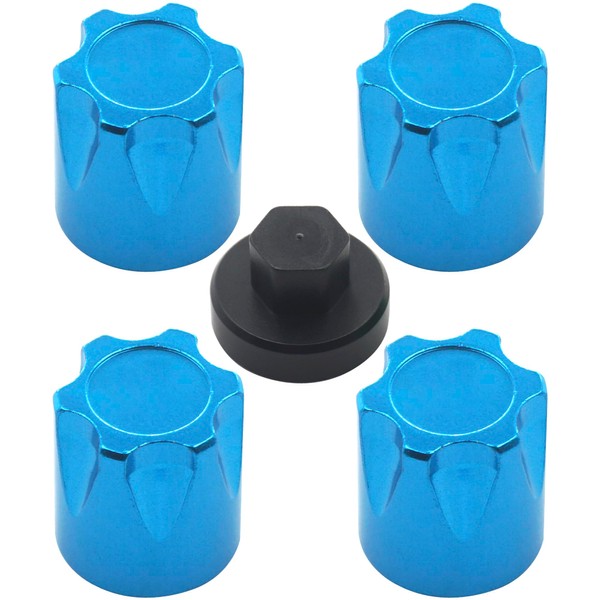 4PCS Share Goo Aluminium RC M4 Wheel Nut,RC Car Dustproof
