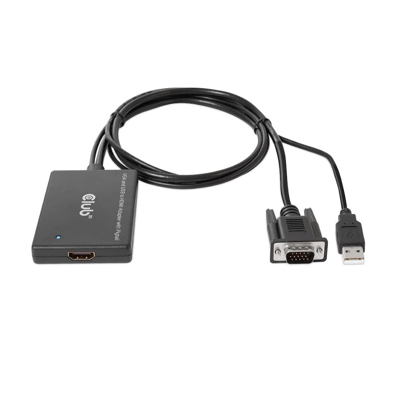 Club3D CAC-1720 VGA and USB Type-A to HDMI™ Adapter with