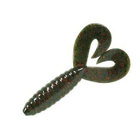 deps Worm Death Adder Grab Twin Tail 4.5" Watermelon/Red Flakes #30