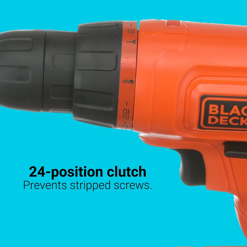 BLACK+DECKER 20V MAX* POWERCONNECT Cordless Drill Driver Kit with Drill