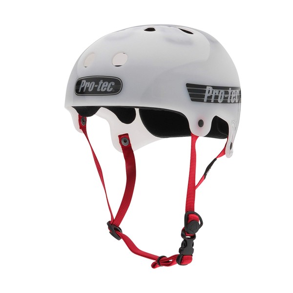 Pro-Tec Classic Bucky Skate and Bike Helmet, Small, Translucent White