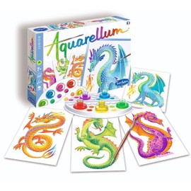 Sentosphere Aquarellum Junior - Dragons - Arts and Crafts Watercolor Paint Set