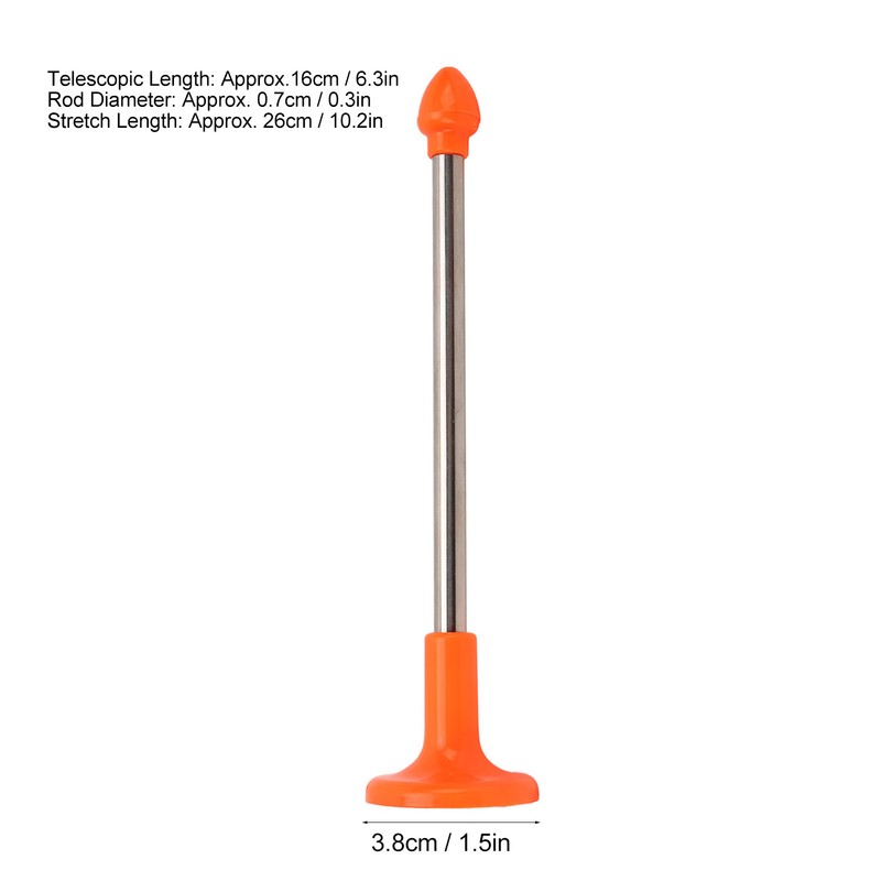 Golf Cutting Direction Indicator Orange 2 Sections Telescopic Golf Alignment