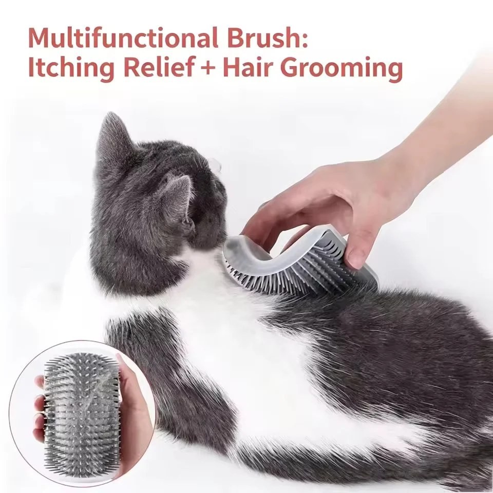HomeCraft Cat Grooming Brush Self Cleaning