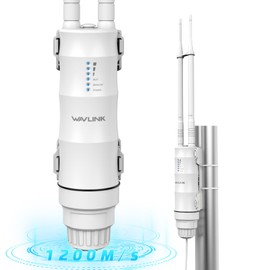 Leistungsstarker WLAN-Repeater für den Außenbereich, WAVLINK AC1200, WLAN-Signalverstärker für den Außenbereich, 2,4 G + 5 G, für den Außenbereich, WLAN-Router, Access Point, PoE-Unterstützung