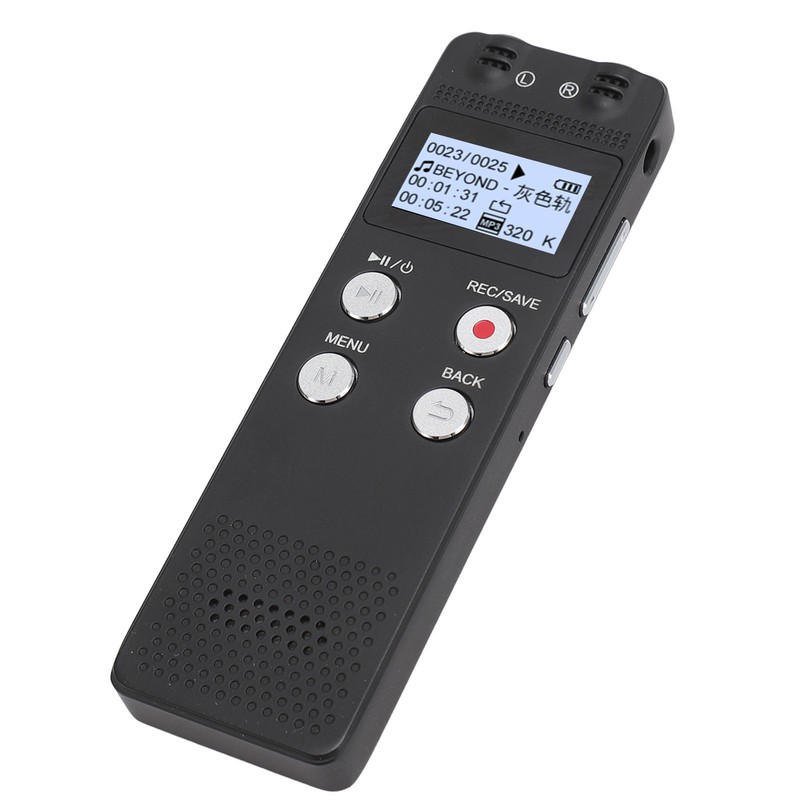 Digital Voice Recorder Multifunction Clear Sound One Click Recording MP3