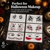 Halloween Freckle Temporary Tattoo Stickers 6 Sheets Scary Bloody Drip