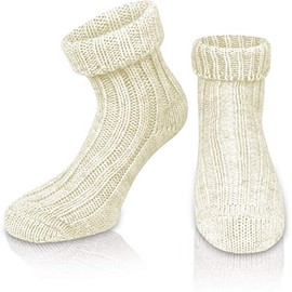 normani 4 Pairs Alpaca Wool Socks for Men and Women with High Wool Content, Machine Washable
