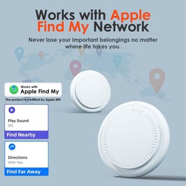 Smart Tracker Tags 4 Pack, Air Tracker tag Both iOS and Android Compatible, Bluetooth Tracker for Android, Key Finder for Your Keys,Wallet,Luggage