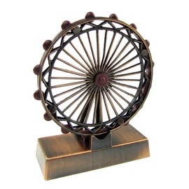Treasure Gurus Bronze Metal Ferris Wheel Pencil Sharpener
