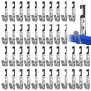 Toyosport 50 Pcs J Hooks for Hanging, 3/4-inch Cable Hangers