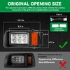 Panglong Club Car DS LED Headlight Kit with Adapter Wire,