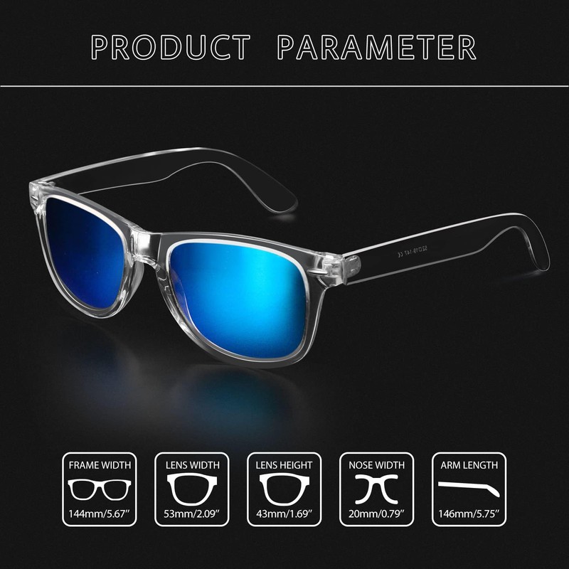Joopin Trendy Square Sunglasses Sun Glasses Polarized UV Protection Shades
