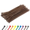 GTSE GTSE 8 Inch Brown Zip Ties, 100 Pack, 50lb