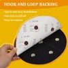 9 Inch Sanding Discs 40 Grit with 6 Holes, Hook
