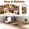 Dish Drying Mat for for Kitchen Counter-Coffee Bar Mat Accessories