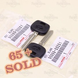 Toyota GENUINE OEM Toyota TACOMA FJ CRUISER CAMRY Master Key Blanks  90999-00251 – 2pc