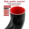 90 Degree Elbow Coupler ID 4 Inch 5-ply Silicone Hose&Clamp,3.5"Leg