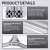 4pcs 200mm 2040 V-슬롯 압출 알루미늄 프로파일 3D 프린터 프레임용
