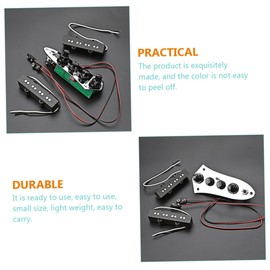 Kisangel 1 Set String Jb Bass Pickup Set Durable Musical Instrument Pickup for Tone Bass Accessory for Music Lovers Craftsmanship and Reusable Design