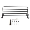 Household Bathroom Toilet Wall Mounted Folding Towel Rack Space Aluminum