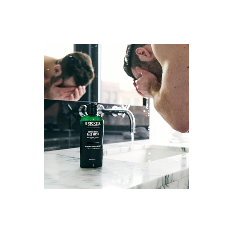 Brickell Men's Daily Essential Face Care Routine II - Purifying