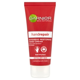 Garnier Hand Repair Intensive Restoring Hand Cream 100ml, With Nourishing Canadian Maple Sap & Glycerin, Restores Extra Dry Hands, Suitable For Sensitive Skin, Fast Absorbing & Non Greasy