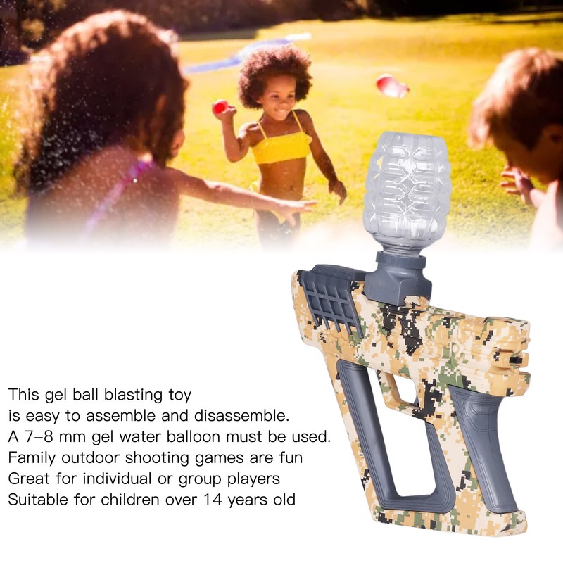 Electric Water Beads Shooting Toy Plastic Water Ball Shooting Games