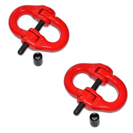 3.15T Hammerlock Coupling Link Chian Link Coupling Link,Hammer Lock Chain Connector for Lifting Conncting 2 Pcs 6900lbs