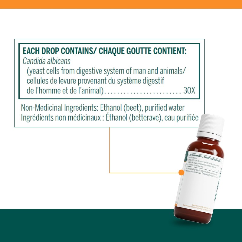 Genestra Brands - Can Albex 30X - Candida Albicans Homeopathic