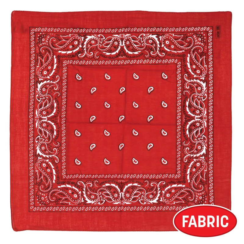 Red Bandana Party Accessory (1 count)