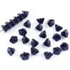 Czech Glass Bell Flower Beads-DEEP Violet Purple 6x8mm (25)