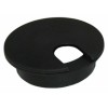 My Cable Mart 2 3/8inchinch CUT-HOLE SIZE Black Round Wire