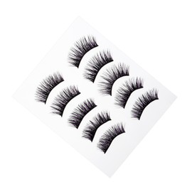 FOMIYES 1set Dramatic Curly False Eyelashes for Stage Performance Exaggerated Eye Makeup Effect Hard Stem Lightweight and Comfortable Wispy Lashes for Parties and Events