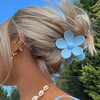 Jugielu Large Flower Hair Claw Clips Big Floral Hairclip Candy