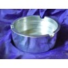 3144 Modern Style Solid Polished Aluminium Ashtray Open Top